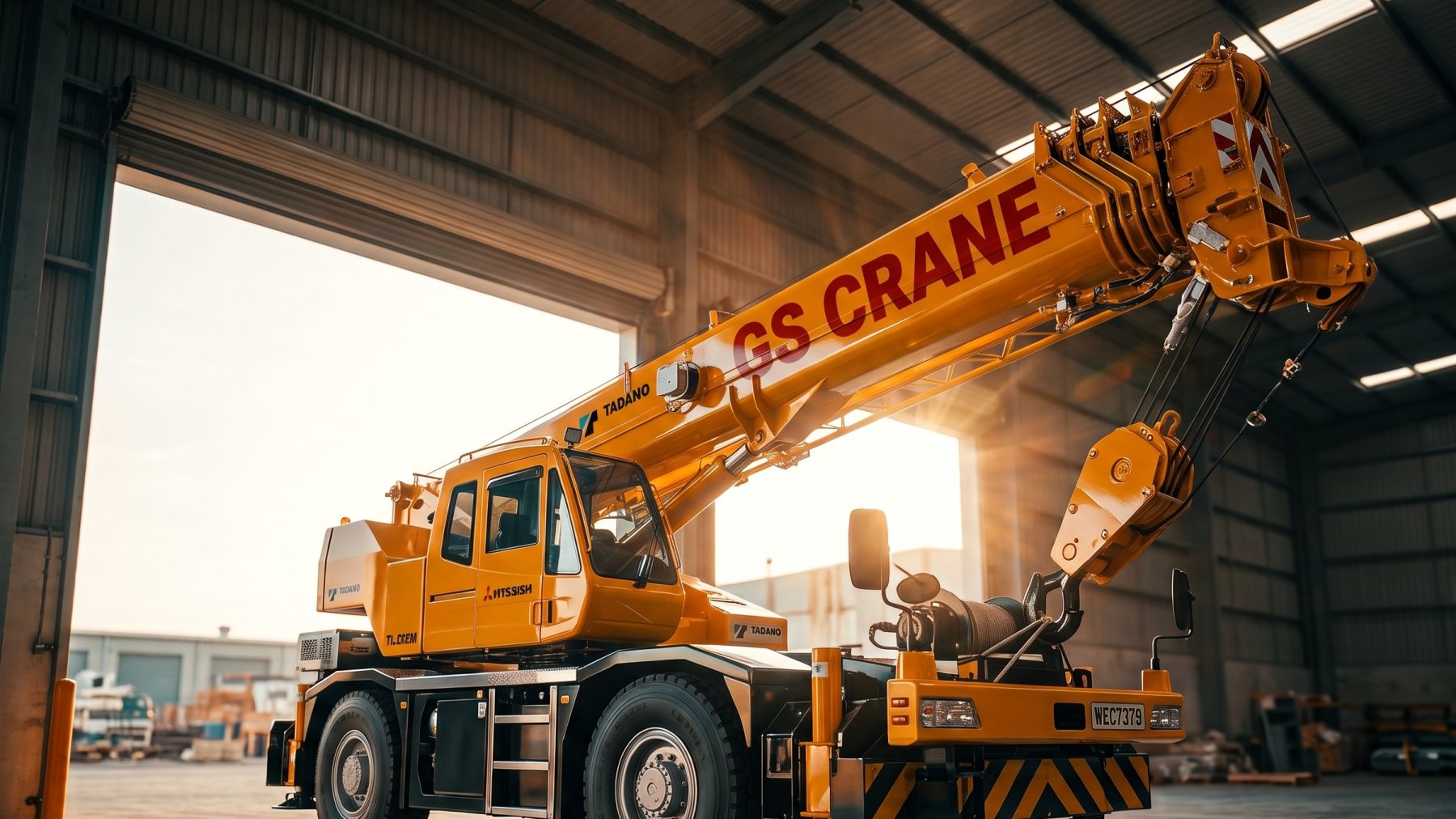 20-tonne mobile crane — OKAYA Transport fleet